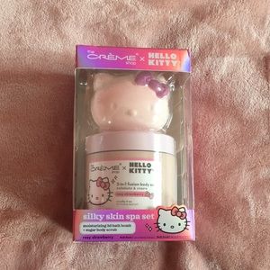 Hello Kitty x The Creme Shop Bath Bomb + Sugar Scrub Rosy Strawberry
